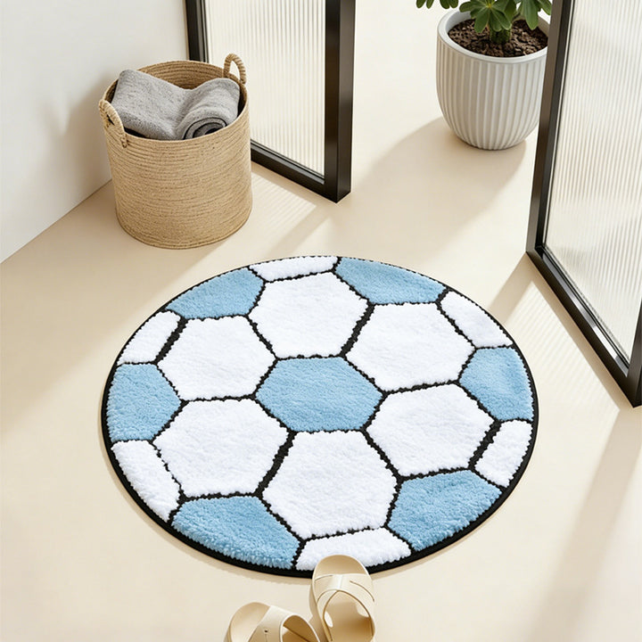 Fußball Design Teppich