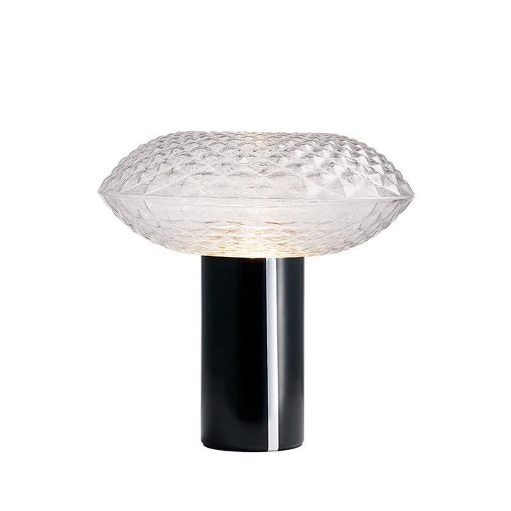 Dekorative Glas Tischlampe mit geometrischem Design