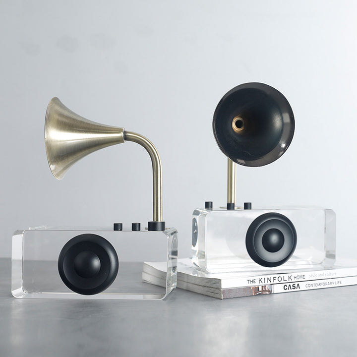Vintage-inspirierter Bluetooth-Grammophon-Lautsprecher