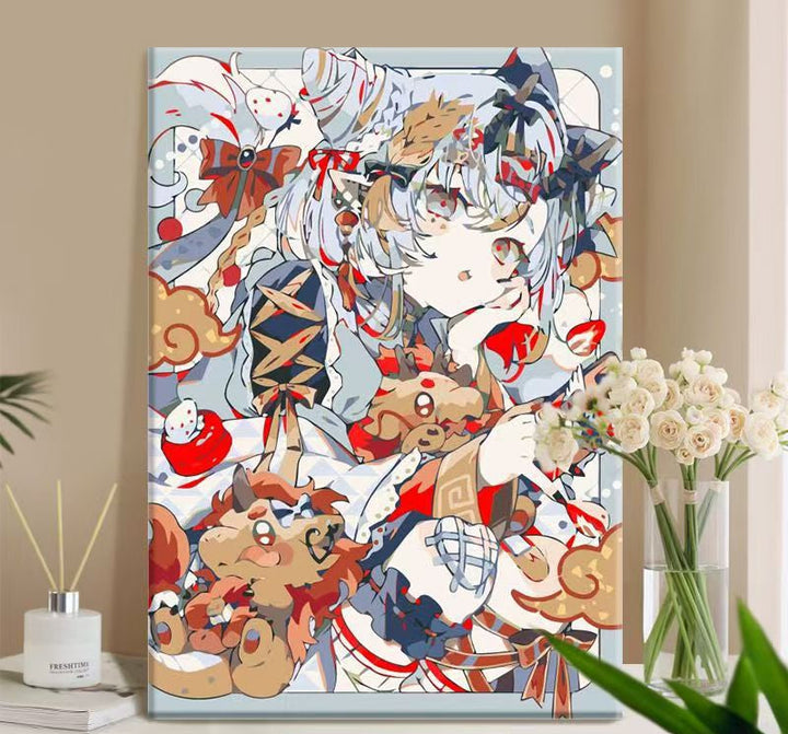 Verspielt Anime-Themen Canvas Kunstdruck Karnz
