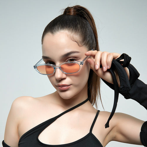 Damen modische Sonnenbrille mit einzigartigem Design und UV-Schutz Karnz