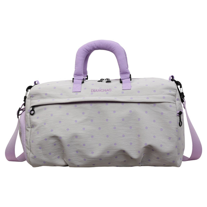 Stylische gepunktete Wochenend-Reisetasche