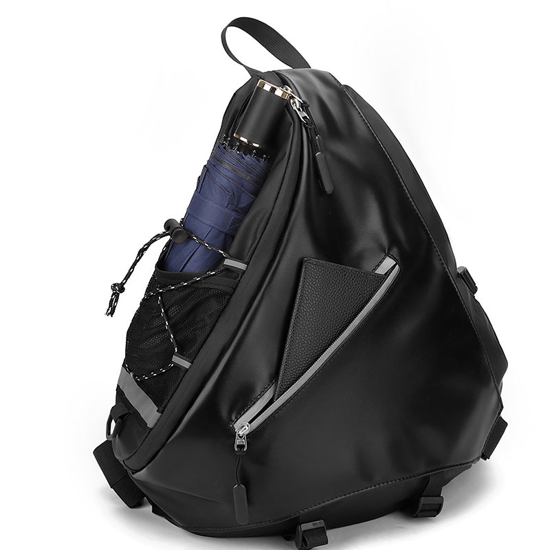 Einzigartiger Dreiecksdesign Sling-Rucksack Karnz