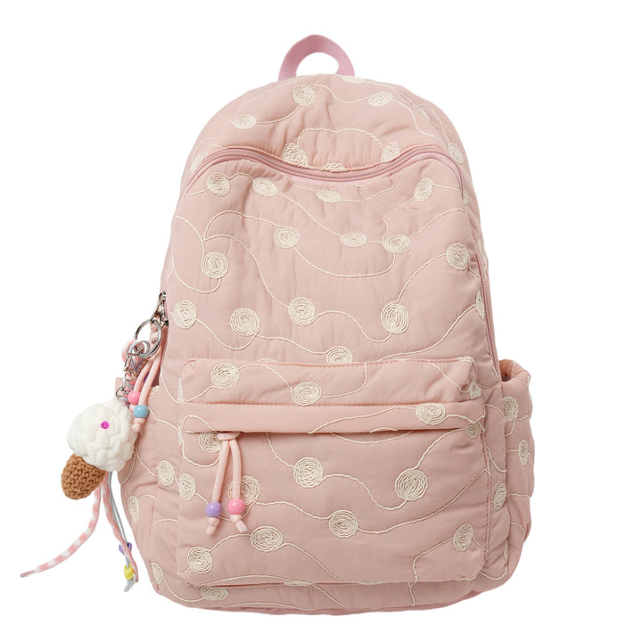 Gepatchter bestickter Rucksack