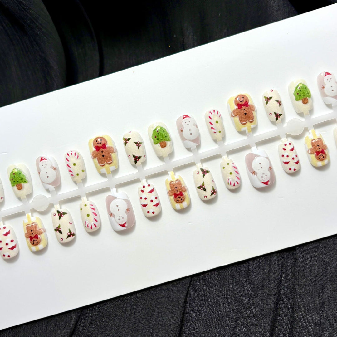 Dekoratives saisonales Press-On-Nagelset