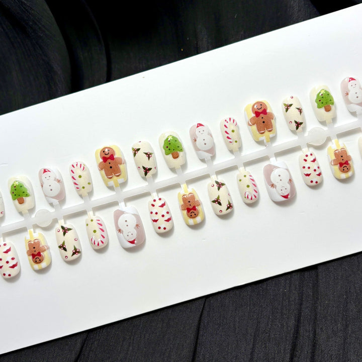 Dekoratives saisonales Press-On-Nagelset