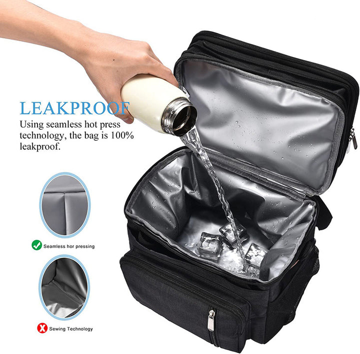 Isolierte Mehrfach-Abteil Lebensmittel-Liefer-Rucksack Karnz