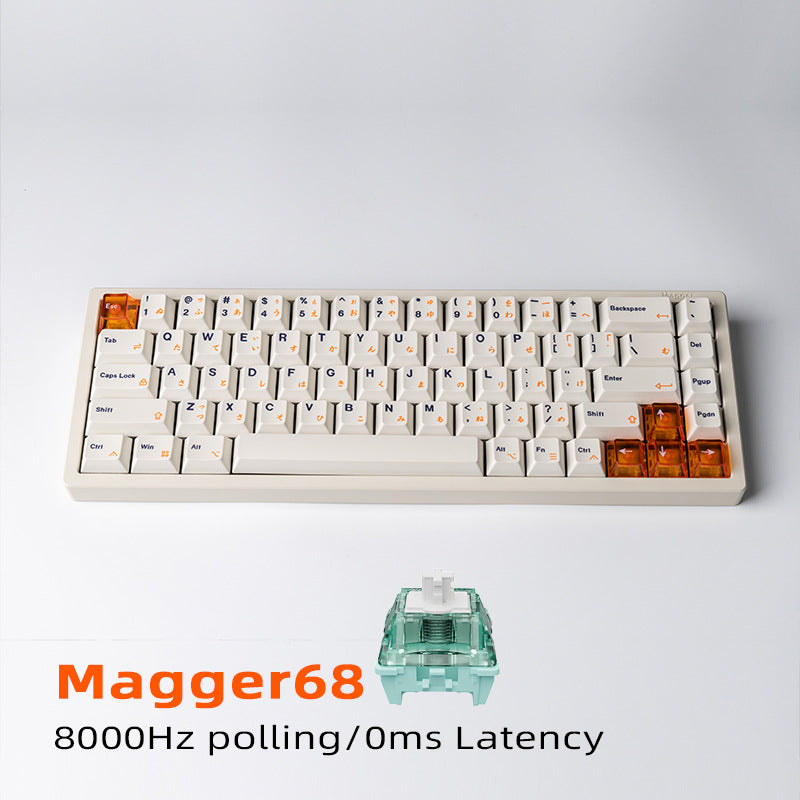 68-Tasten Mechanische Tastatur mit ultra-reagierenden Schaltern Karnz