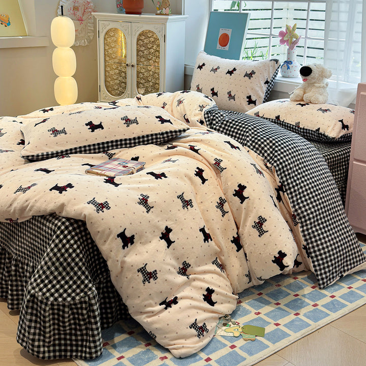 Cartoon Themed Cozy Bettwaren Set