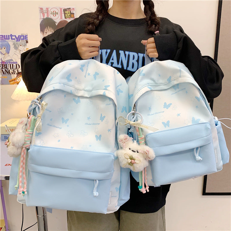 Freizeit-Rucksack mit Floralen Applikationen Karnz
