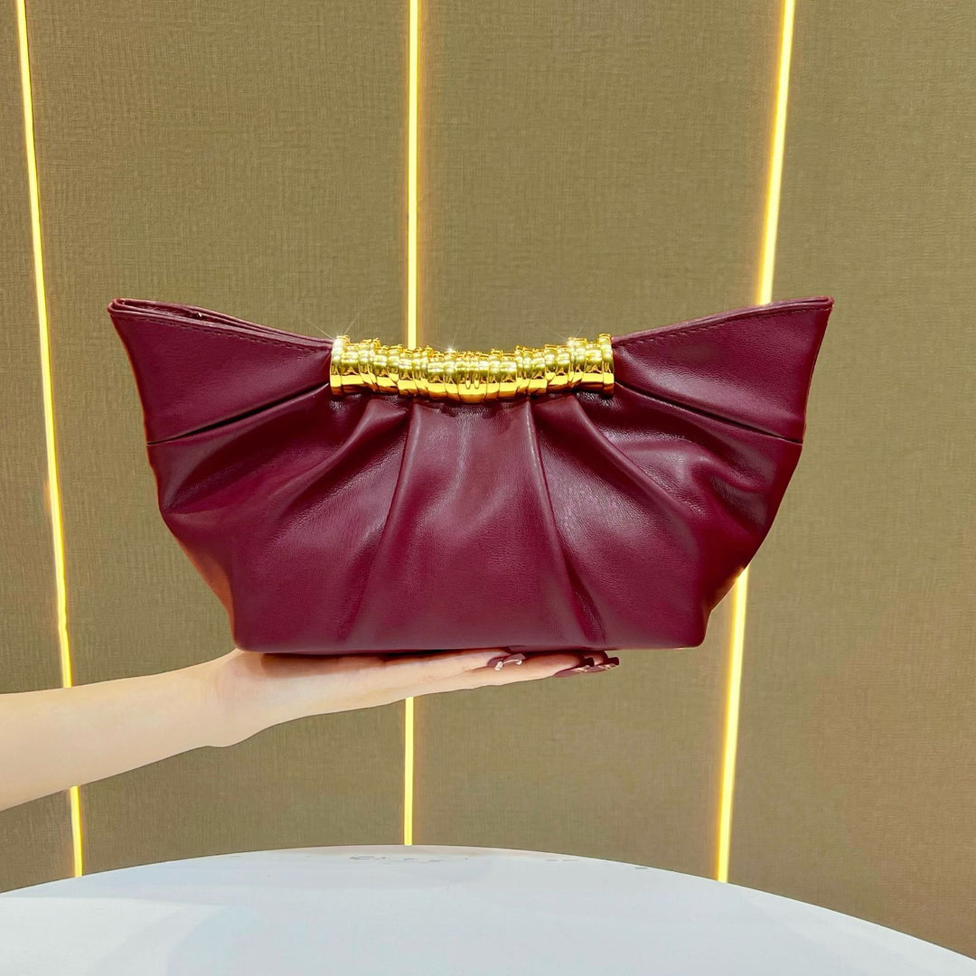 Stilvolle gefältete Handtasche