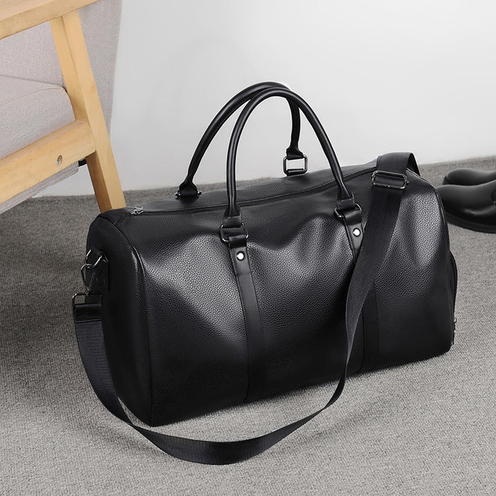 Elegante Leder Wochenendtasche Karnz