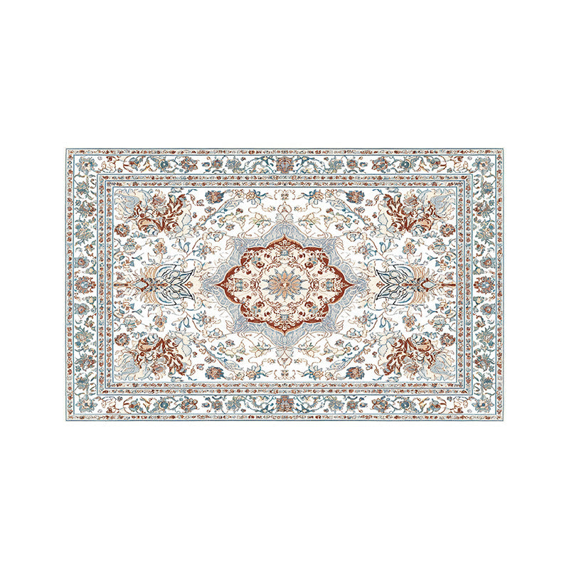 Vintage-inspirierter floraler Teppich Karnz