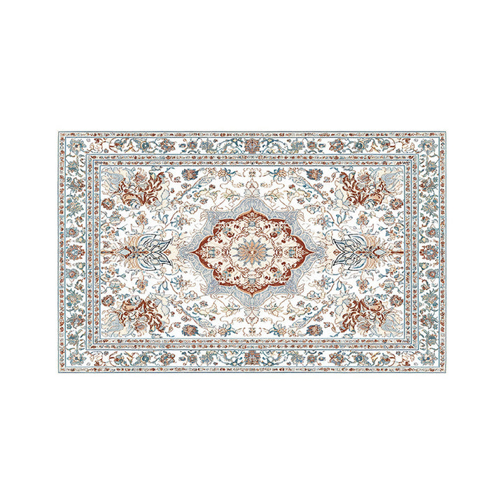 Vintage-inspirierter floraler Teppich Karnz