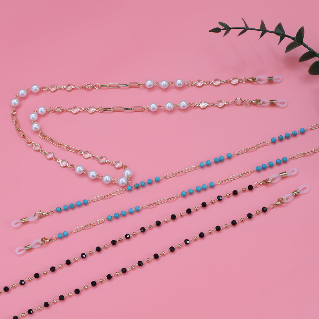 Elegante Perlenbesetzte Halskette Karnz