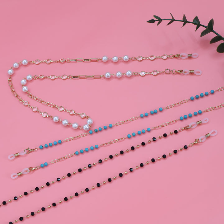 Elegante Perlenbesetzte Halskette Karnz