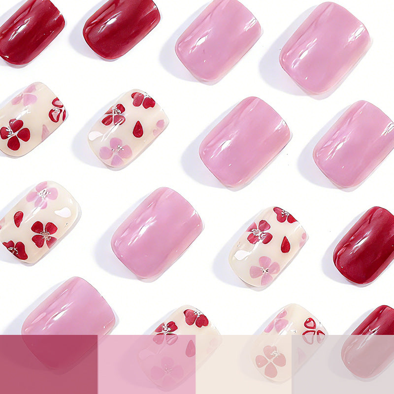 Florale dekorative Gel-Nagelerweiterungen Karnz