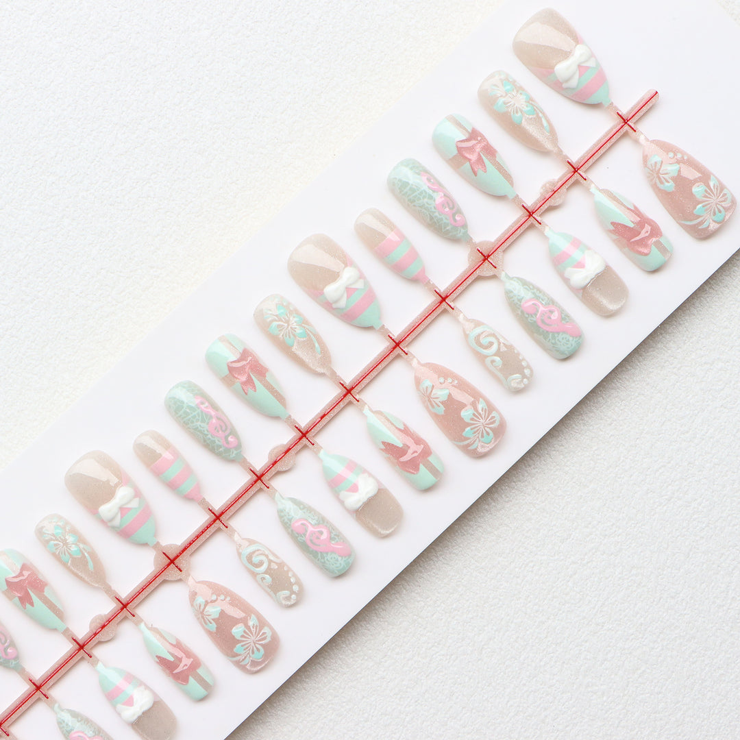 Themen Press-On Nagelkunst Set Karnz