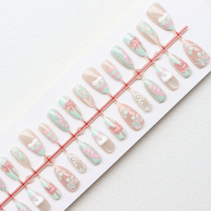 Themen Press-On Nagelkunst Set Karnz
