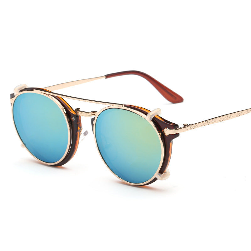Damen designorientierte Sonnenbrille mit hochwertigem Metallrahmen Karnz