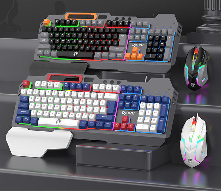 Ergonomische Mechanische Gaming-Tastatur mit Handballenauflage Karnz