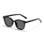 Damen trendige Sonnenbrille mit breitem Rahmen Karnz