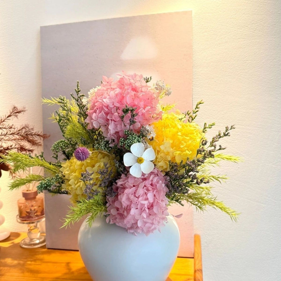 Künstliches Hortensie Blumengesteck
