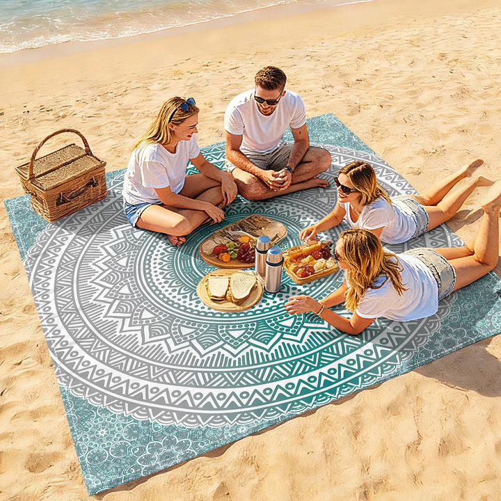 Mandala Design Strandmatte Karnz