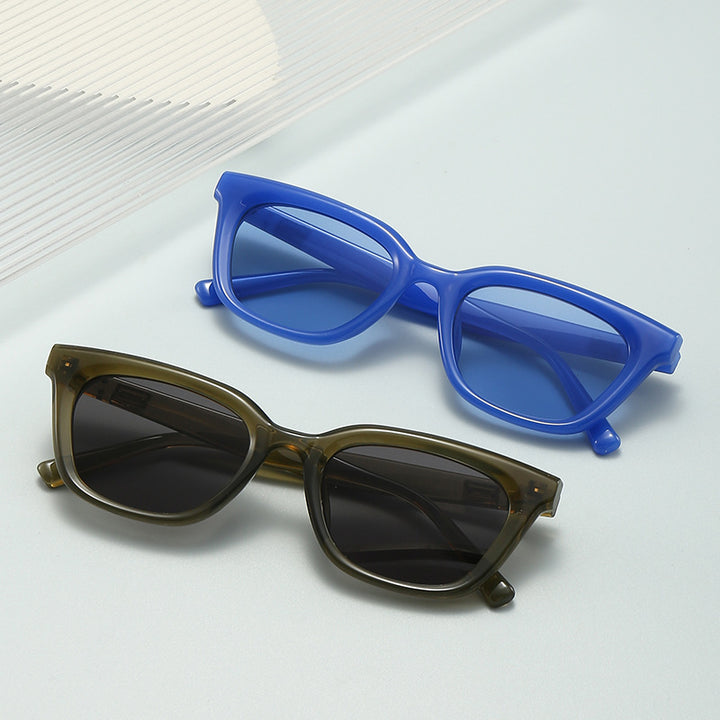 Damen Modische Kanten-Sonnenbrille Karnz