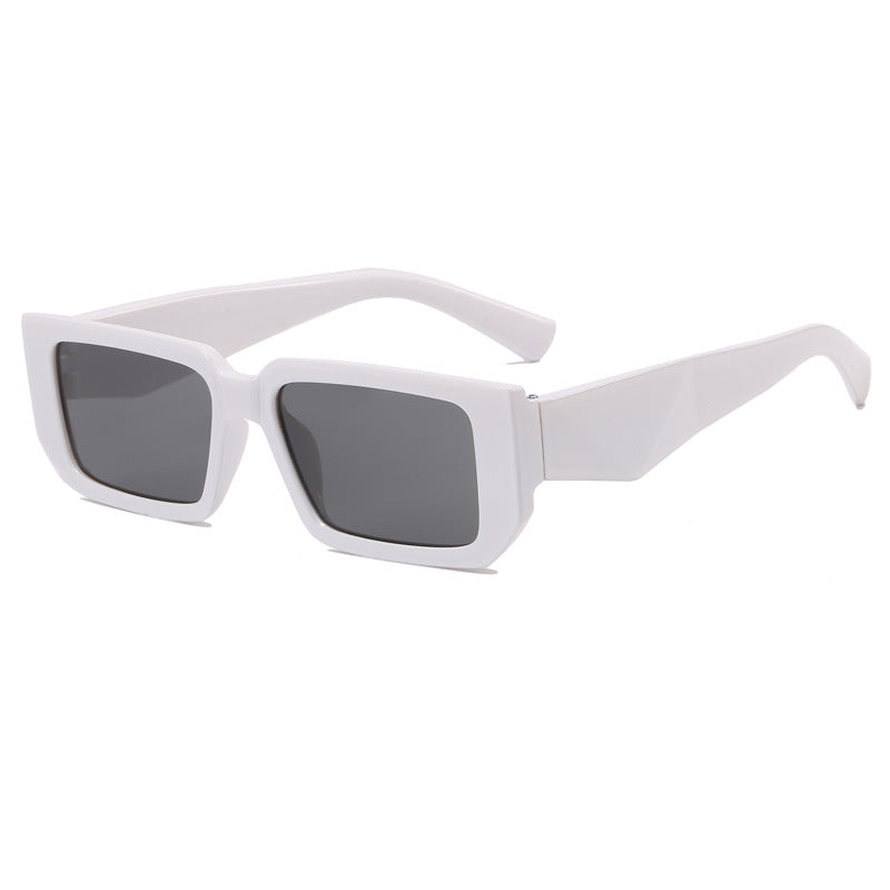 Damen Modische Rechteck-Sonnenbrille mit ausgefallenem Rahmen Karnz