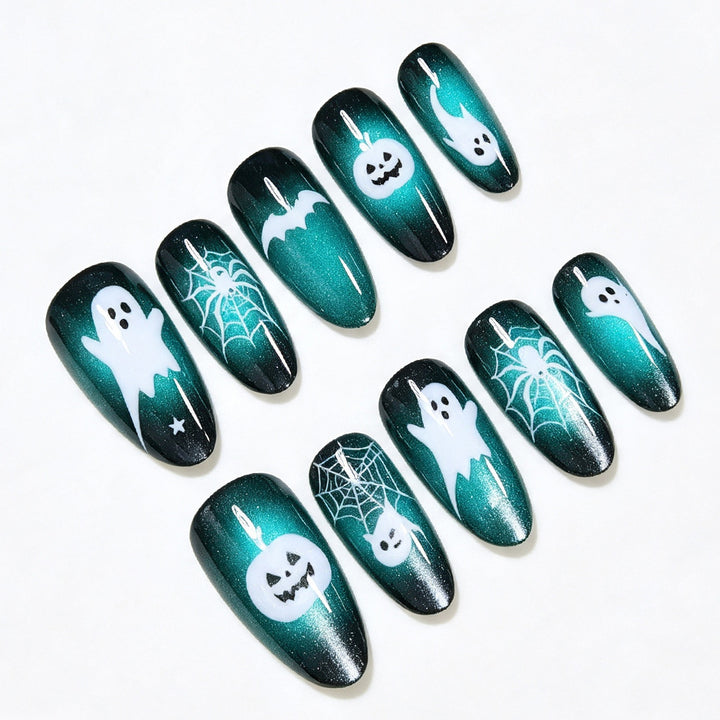 Halloween-Themen Press-On Nagelkunst Set Karnz