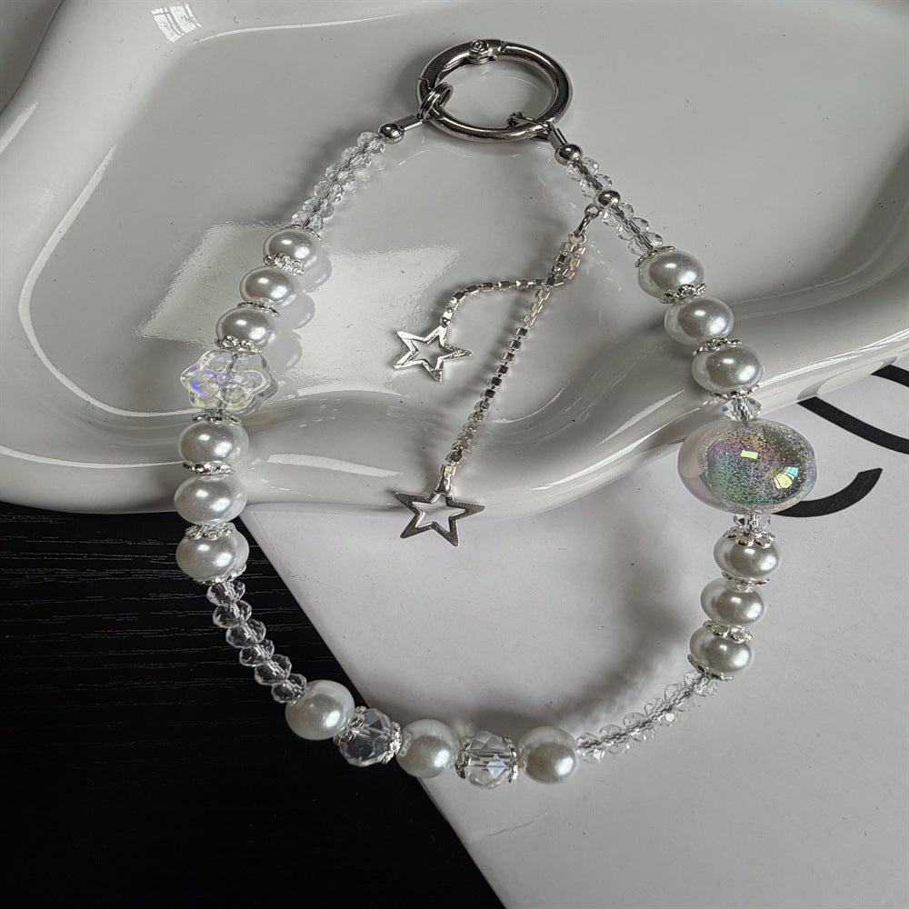 Elegante Perlen Charm Brillenband Karnz
