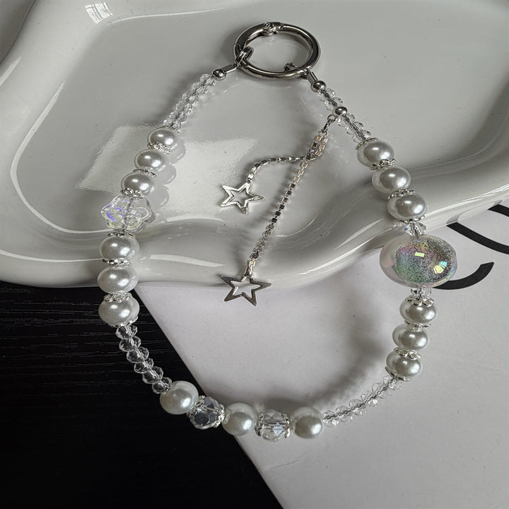 Elegante Perlen Charm Brillenband Karnz