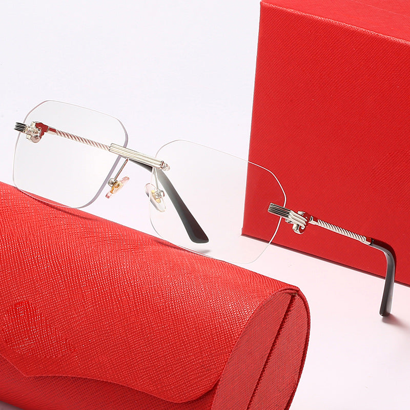 Damen modische Korrektionsbrille mit elegantem minimalistischen Rahmen Karnz