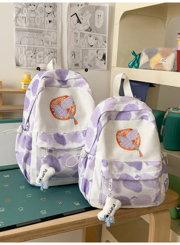 Künstlerisch gemusterter Rucksack