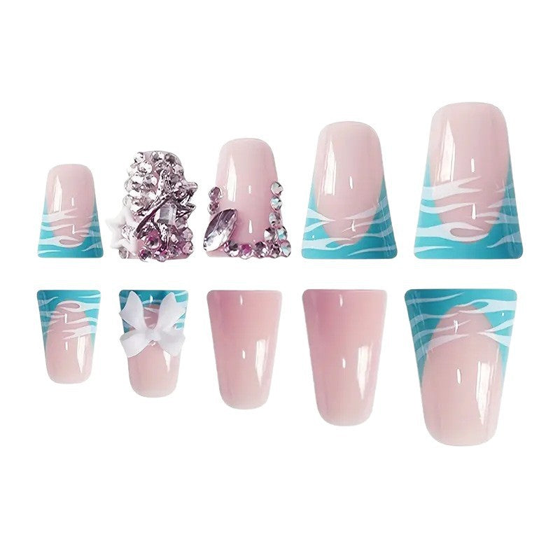 Dekorative Acryl-Nagelerweiterungen Karnz