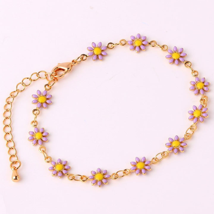 Floral Daisy Chain Halskette Karnz
