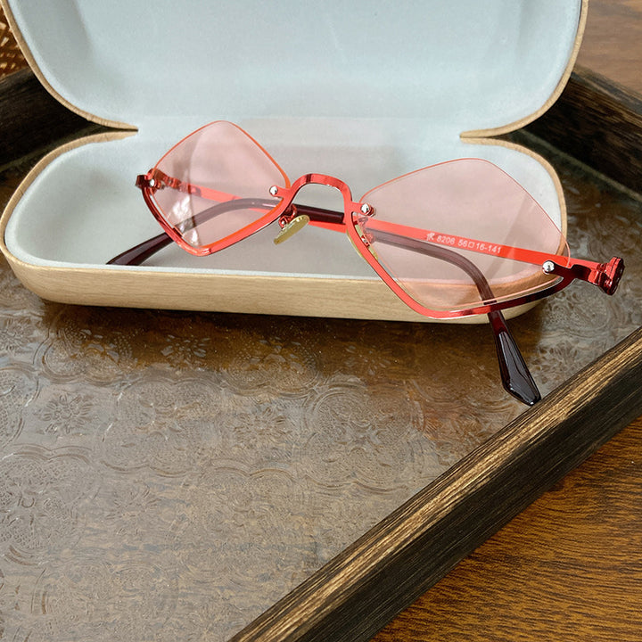 Modische Retro-Sonnenbrille Im Geometrischen Design Karnz