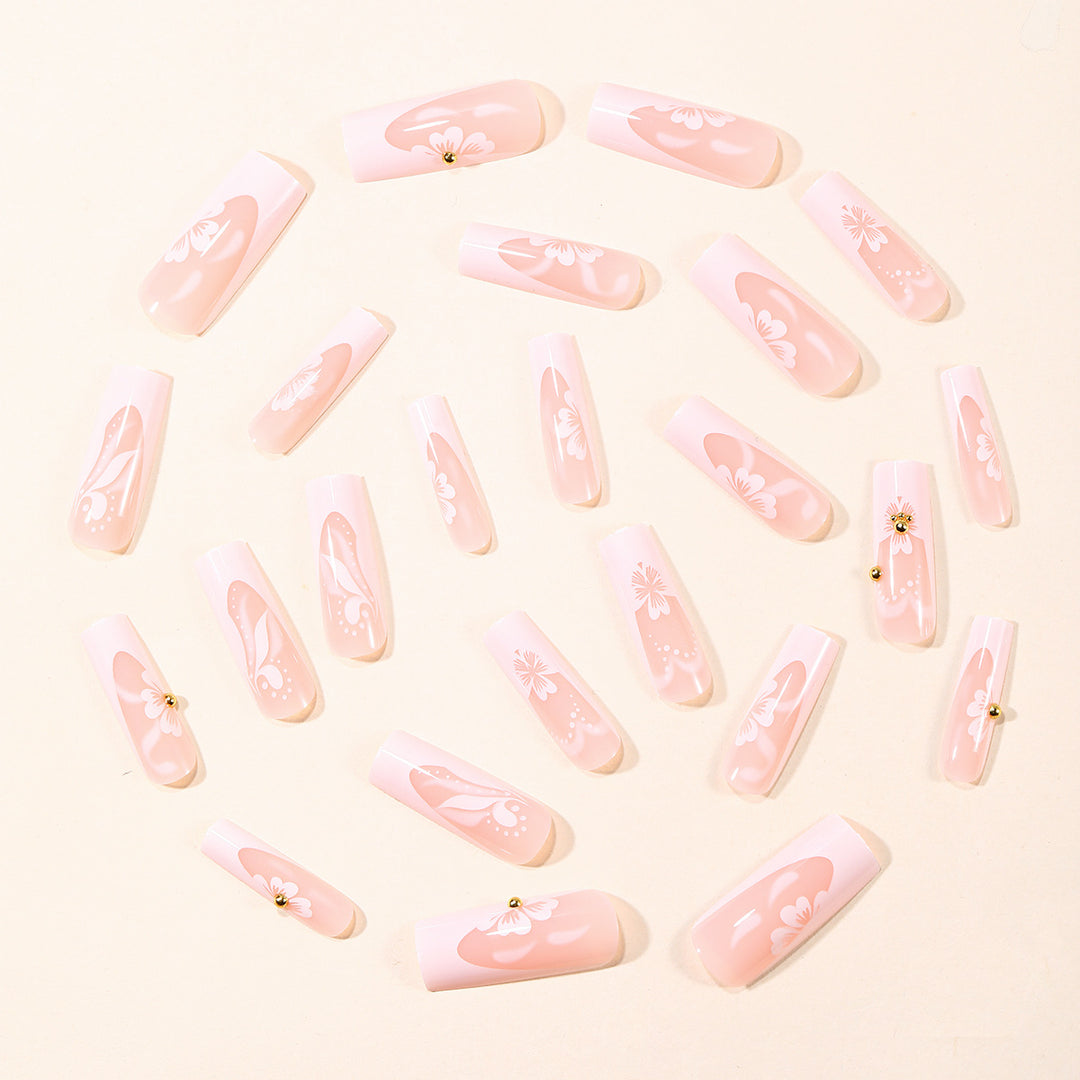 Elegante Blumen 3D Nagelkunstverlängerungen Karnz 1789713260