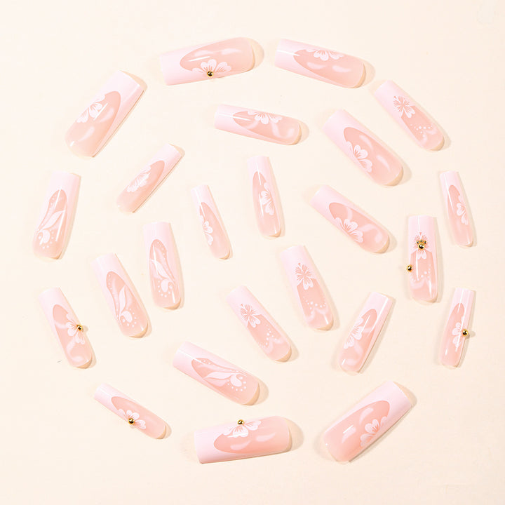 Elegante Blumen 3D Nagelkunstverlängerungen Karnz 1789713260