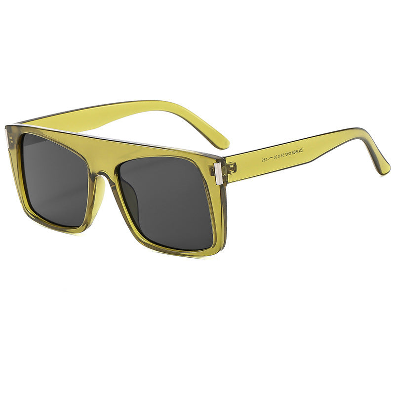 Damen Oversized Sonnenbrille mit schützenden Gläsern und trendy Rahmen Karnz