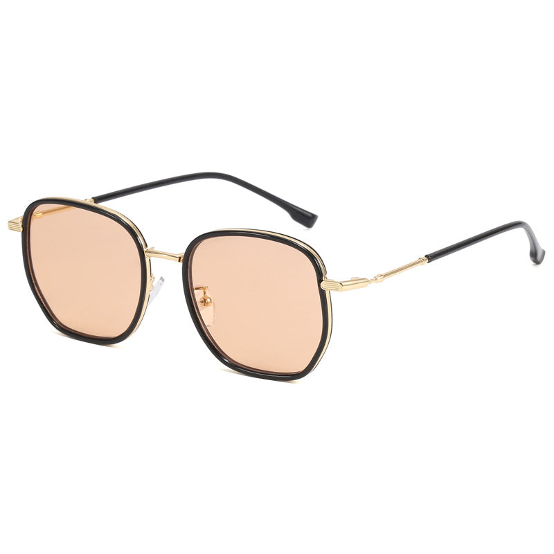 Damen geometrische oversized Sonnenbrille Karnz