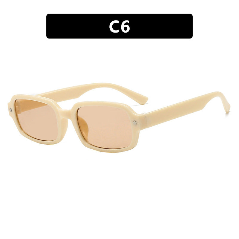 Damen modische Rechtecksonnenbrille mit herausragendem Design und schützendem UV-Filter Karnz