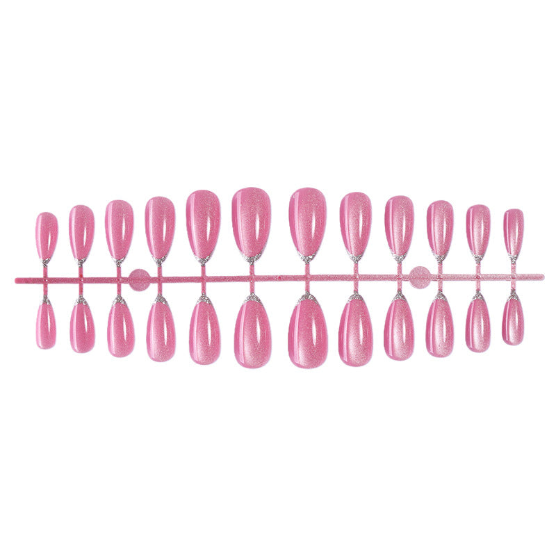 Glitzerndes Press-On Nagelset Karnz