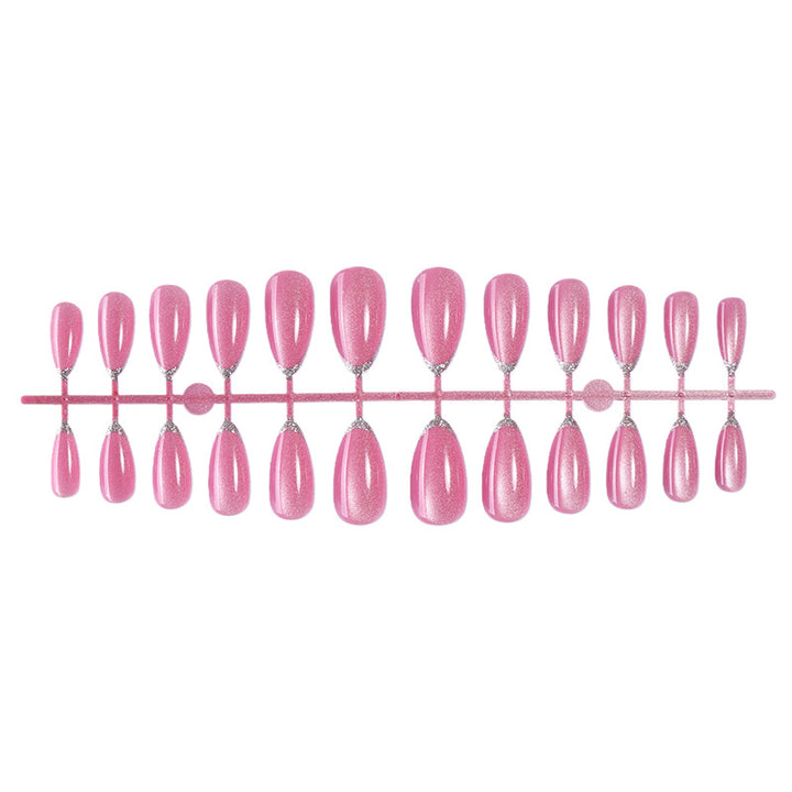 Glitzerndes Press-On Nagelset Karnz