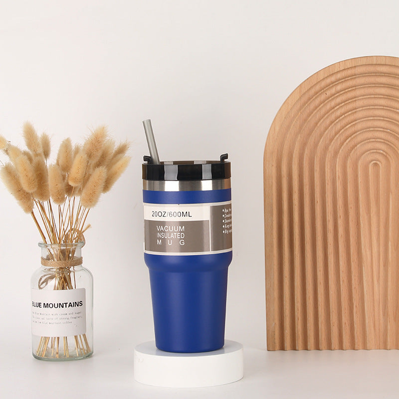 Unisex Isolierter Trinkbecher mit integriertem Strohhalm Karnz