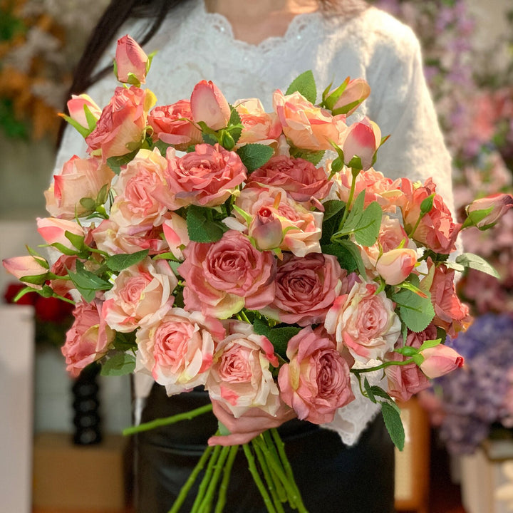 Elegante Kunstrose Stiel