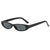 Damen trendige Cat-Eye Sonnenbrille im minimalistischen Design Karnz