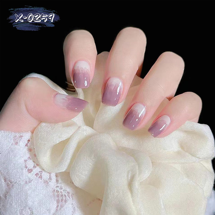Elegantes Ombre-Nagelkunst-Set