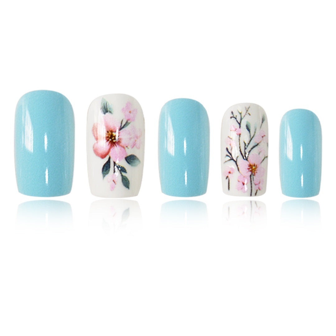 Florale Design Nagelkunst Verlängerungen Karnz